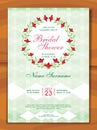 Bridal Shower Invitation with lovely design