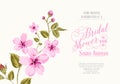 Bridal shower invitation Royalty Free Stock Photo