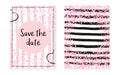Bridal Template. Pink Mothers Card. Explosion