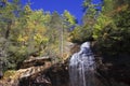 Bridal Veil Falls in NC in the Fall