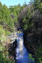 Bushkill Falls in the Pensylvania Pocono Mountains Royalty Free Stock Photo