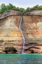 Bridal Veil Falls at Pictured Rocks