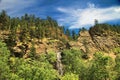 Bridal Veil Falls, Spearfish, South Dakota.