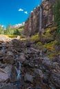 Bridal Veil Falls Telluride Colorado USA Royalty Free Stock Photo