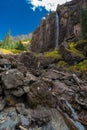 Bridal Veil Falls Telluride Colorado USA Royalty Free Stock Photo