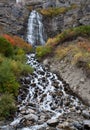 Bridal Veil Falls Utah in Autumn Colors