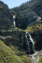 Bridal Veil Falls Utah - spring Royalty Free Stock Photo