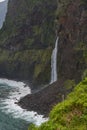 Bridal Veil Falls vÃÂ©u da noiva waterfalls in Madeira, Portugal