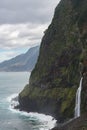 Bridal Veil Falls vÃÂ©u da noiva waterfalls in Madeira, Portugal