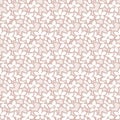 Bridal Wreath Floral Seamless Illustration Pattern