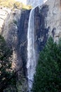 Bridalveil Fall, Yosemite National Park, California, seen from base Royalty Free Stock Photo