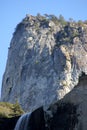 Bridalveil Fall, Yosemite National Park, California, seen from base Royalty Free Stock Photo