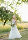 Bride with a bouquet