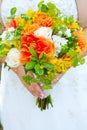 Bride Bouquet Flowers Royalty Free Stock Photo