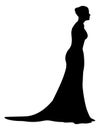 Bride Bridal Wedding Dress Silhouette Woman Design