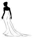 Bride Bridal Wedding Dress Silhouette Woman Design