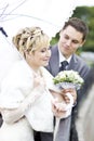 Bride & bridegroom Royalty Free Stock Photo