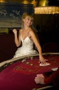 Bride casino Royalty Free Stock Photo