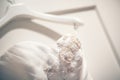 Bride detail dress Royalty Free Stock Photo