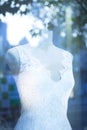 Bride dress bridal shop dummy wedding store mannequin Royalty Free Stock Photo