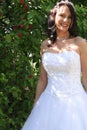 Bride in dress vertical