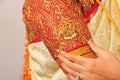 Bride dressed Designer blouse