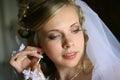 Bride with earring