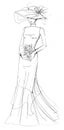 Bride Fashion Illustration