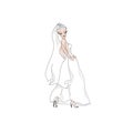 Bride Fashion Illustration