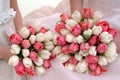 Bride And Flower Girls Bouquets