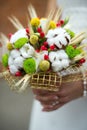 Bride flowers bouquet Royalty Free Stock Photo