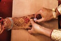 Bride foot , Indian Wedding