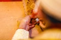 Bride foot , Indian Wedding