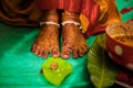 Bride foot , Indian Wedding