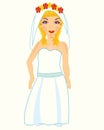 Bride in gown Royalty Free Stock Photo