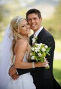 Bride and groom Royalty Free Stock Photo