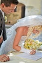 Bride and Groom Royalty Free Stock Photo