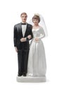 Bride and groom  cake topper Royalty Free Stock Photo