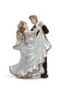Bride and groom dancing cake topper Royalty Free Stock Photo