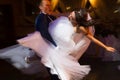 bride and groom dancing Royalty Free Stock Photo