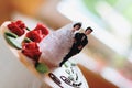 Bride and groom figurine