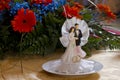 Bride and groom figurine