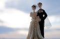 Bride and groom figurine