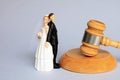 A Bride And Groom Figurine Royalty Free Stock Photo