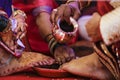 Bride and groom foot , Indian Wedding