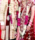 The bride and groom at the Indian Wedding