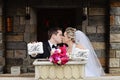 Bride and Groom kissing