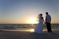 Novia novio casado playa boda 