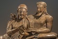 The bride and groom spouses etruscan sarcophagus