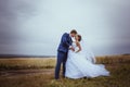 Bride and groom wedding portraits Royalty Free Stock Photo